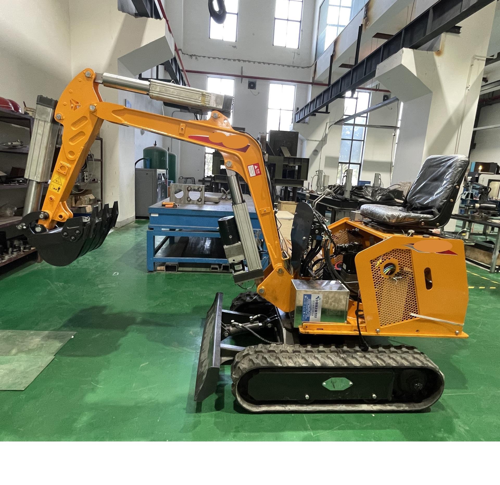 我司微型挖掘机实物展示